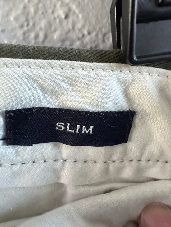 J.Crew Flex Slim Fit Chino Pants Olive Green Men’s 30x30 Stretch Casual - Picture 8 of 14